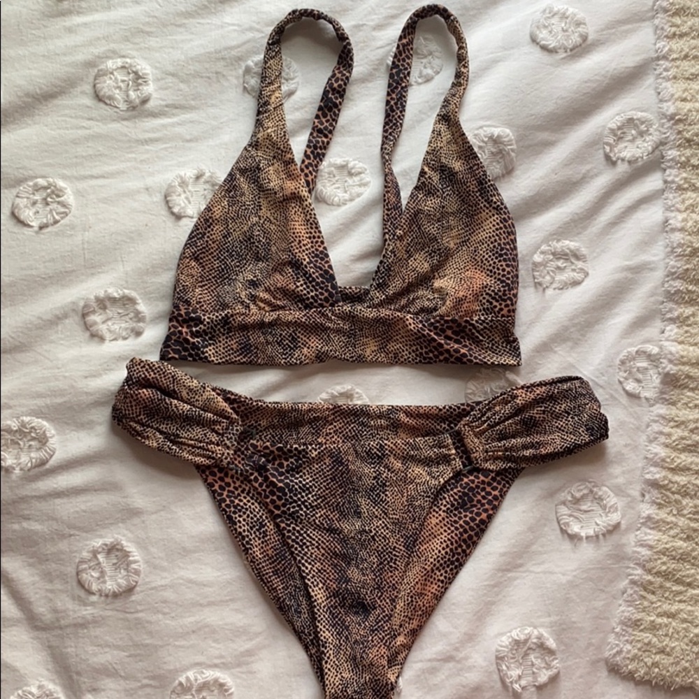 Boys + Arrows Cheetah/Leopard Swimsuit Set